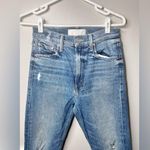 Mother Superior High Waisted Rider Ankle Far Beyond The Sky Jeans Size 26 Wide Blue Photo 5