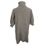 ZARA Turtleneck Knit Sweater Mini Dress Brown Size Small Photo 1