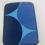 Kate Spade Laptop Sleev Laptop Tablet Sleeve Case Zip Blue Tones School Work Photo 2