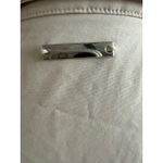 Maniere De Voir  Beige Shirt Dress Long Sleeve Button Front Chain Detail Size 10 Photo 3