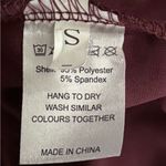 Women's Velvet Burgundy Open Front Cardigan. Red Photo 4