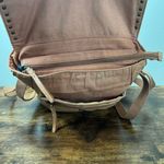 The Sak Ventura Backpack Leather Embossed Convertible Crossbody Shoulder Bag Tan Photo 1