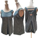 Champion Green, Blue, White & Pink Striped Sleeveless Tank Top Size Medium Photo 1