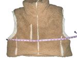 Free People  Movement High Line Sherpa Reversible Vest Brown/ Cream Size Medium Photo 3