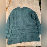 Barefoot Dreams  cozychic cardigan XL teal blue/green Photo 3