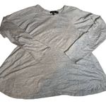 Theory  Swing Pullover Knit Modal Pima Cotton‎ Grey Longsleeve Top Medium M Photo 0