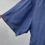 Bobbie Brooks dusty Blue 100% Silk short sleeve Blouse M vintage casual 90s Size M Photo 4