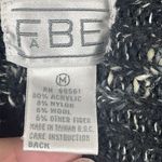 Vintage Fabe Turtleneck Sweater Womens M Black Gray Patchwork Grandpa Eclectic Size M Photo 4