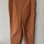 Piazza Sempione Audrey Capri Pants Size 46 US 10 Orange Trousers Career Office Photo 0