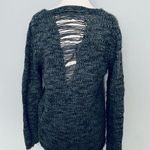 OC Gray Wool Knit Pullover Sweater Open Back Size L Size L Photo 1