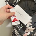 Athleta  | NWT Gray Pink Aqualuxe Wildflower Floral Built-in-Bra Swim Tank, 32B/C Photo 5