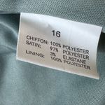 TFNC London an ASOS Brand Tall Sage Bridesmaid Dress Sz 16 NWT Green Photo 6