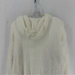 Z Supply  Lounge Pullover Hoodie Snow Good Plush Womens Medium Beige Photo 8