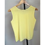 Ming Wang  Thick Strap Yellow Tank Top Petite Small Photo 1