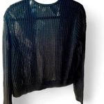 Coldwater Creek NWOT  Black Knit Cardigan Without Buttons Size Medium Photo 1