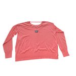 Diesel  Coral Pink Knit Sweater Top Cutout Shoulder Detail Long‎ Sleeve Large Photo 7