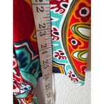 Boho Maxi Dress Women’s 2XL Multicolor Long Sleeve Criss Cross Neck Size XL Photo 3