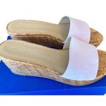 Stuart Weitzman Women's Size 10.5 Summer Wedge Sandals, Wisteria Lavender NIB Photo 0