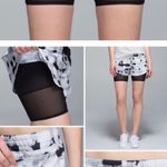 Lululemon Hot To Street Short In Ghost Weave White Black / Black Size 10 Photo 1