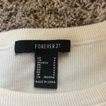 Forever 21  Cream Fitted Long Sleeve  Photo 1