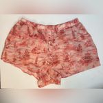 ZARA  Women’s Coral Patterned Pajamas Shorts Size‎ M Photo 1