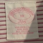 Brooks Brothers  Shirt White Pink Size 10 Photo 5