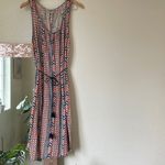 Lucky Brand  Aztec soft cotton belted tank dress Photo 1