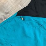 Careisma Teal & Black Nursing Scrub Small Top Brown Photo 2