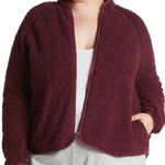 Zella  Faux Shearling Zip Up Photo 0