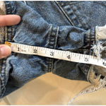 Harley Davidson Shorts Womens Blue Motorcycle Denim Biker Raw Hem Charm Small/M Photo 7