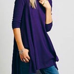 Free People  Wonder Woman Long Sleeve Thermal Mock Neck Asymmetrical Tunic Top Photo 0