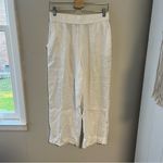 Tahari  White Linen Pant Photo 1