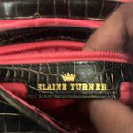 Elaine Turner  Croc Embossed Shoulder Bag Photo 3