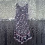 American Eagle Floral Tank Top Romper Photo 2