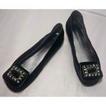 Taryn Rose Brice Velvet Python Flats Women's sz. 36.5 or 6.5 US Photo 2