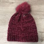 Time And Tru  Chenille Pom Beanie Toboggan Hat Photo 3