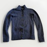 Boden‎ Navy Wool Blend Cardigan Sweater Button Front Long Sleeve Women's 6 Blue Photo 0
