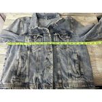 Free People Women's Rumors Cropped Denim Jean Jacket - Light Wash / Size Small Photo 9