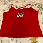 NASCAR Carl Edwards Shirt Ladies Large Tank Top Cami Red #99 Car Racing Photo 0