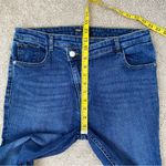 Maje  Plume Straight Leg Jeans With Crossover Offset Waist Blue 42 equals‎ US 32 Photo 9
