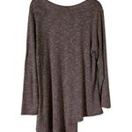 Dress Barn Tunic Top Size 2X Purple Stripe Long Sleeve Asymmetrical Knit NWT New Photo 2