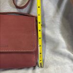 PORTLAND LEATHER Women's Wine Colored Crossbody Bag Pink Photo 1