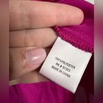 1. State State Hot Pink Satin Long Sleeve Blouse Small Photo 6