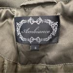 Ambiance Bomber Jacket Zip Up‎ Lot Of 2 Womens Small Satin Pink Green Photo 9