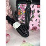 Ed Hardy  Pink Logo Tattoo Skull Hearts Print Satchel Handbag Crossbody Photo 6