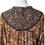 Hinge Mix Print Long Sleeve Peasant Top, Sz XL Photo 8