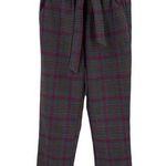 Altar'd State 2/$30  Plaid Print Waist Tie High Waisted Cropped Trouser Pants Photo 0