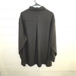 Jones New York Jones & Co Womens Plus 2X Black Button Up Shirt Blouse Long Sleeve Top Light Photo 7