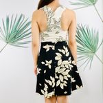 ZARA  LEAF PRINT MINI DRESS Photo 4