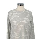 Spanx  Better Base Crew Womens Long Sleeve Camo Print Top Size Large Photo 1